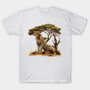 Leopard Design T-Shirt